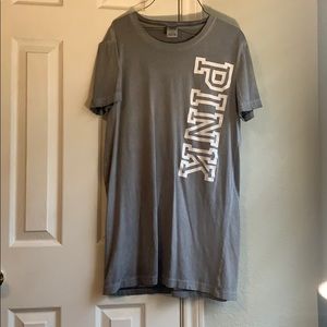 Pink Tee Shirt Dress